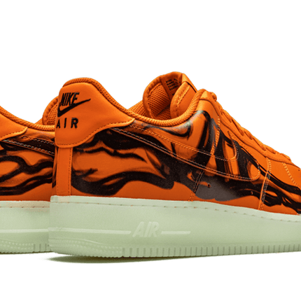 Nike Air Force 1 Low Orange Skeleton Halloween 2020
