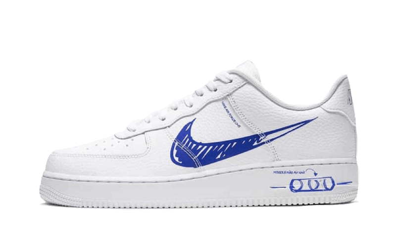 Nike af1 low blue on sale