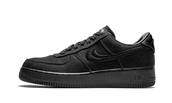 Nike Air Force 1 Low Stussy Schwarz Suchtige Turnschuhe Addict Sneakers