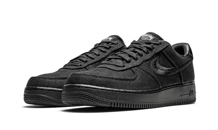 Nike Air Force 1 Low Stussy Black | Addict Sneakers