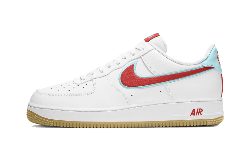 Nike Air Force 1 Low Weiß Chile Rot Glacier Ice 