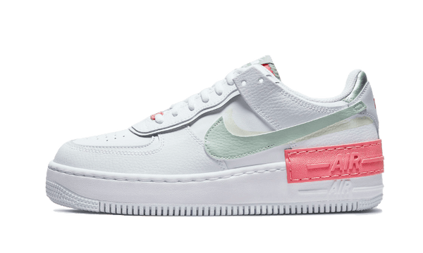 Nike air force 1 green and pink hot sale