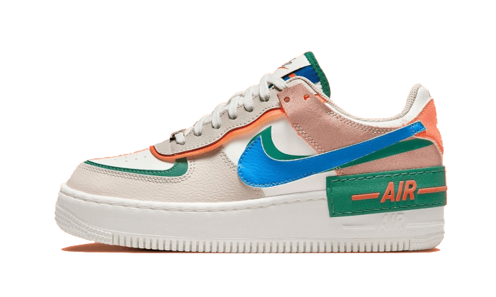 Nike Air Force 1 Shadow Sail Signal Blue Green