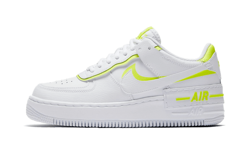 Nike Air Force 1 Shadow Weiß Zitrone 