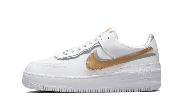 Nike Air Force 1 Low Shadow White Gold