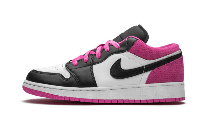 Air jordan 1 noir et rose sales