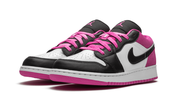 Air Jordan 1 Low Black Active Fuchsia