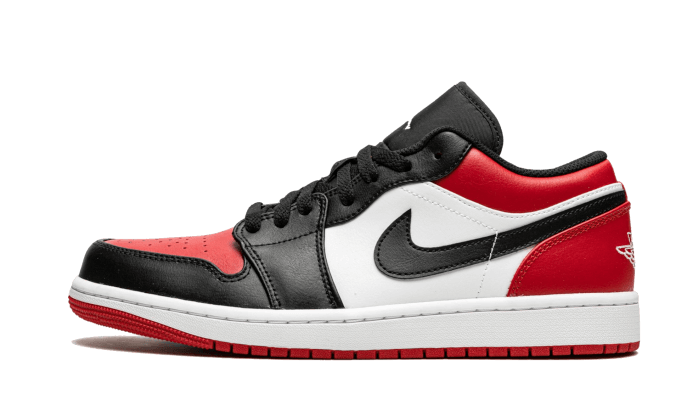 Air Jordan 1 Low Bred Toe 2021