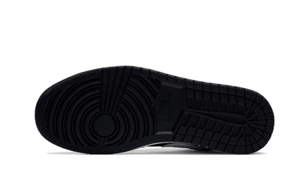 Air Jordan 1 Low Brushstroke Swoosh Black