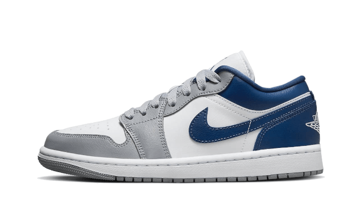 Air Jordan 1 Low Weiß Grau Blau