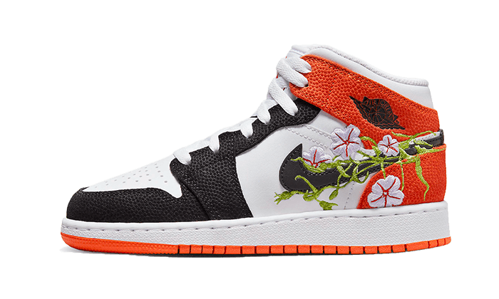 Air Jordan Mid Se Basketball Blossom Süchtige Turnschuhe