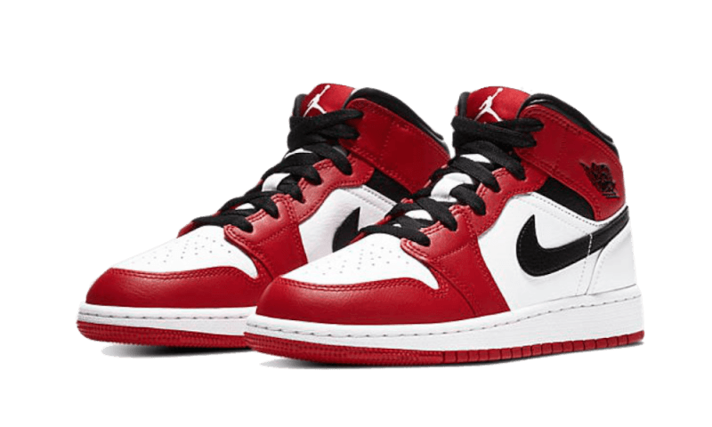 Air Jordan 1 Mid Chicago White | Addict Sneakers