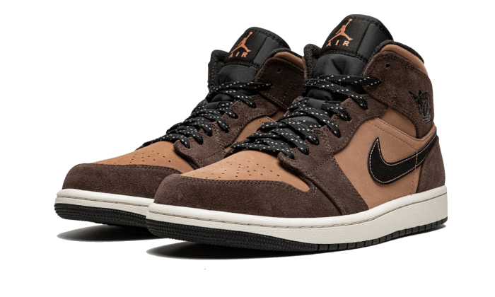 Air Jordan Mid Earthy Brown Addict Sneakers