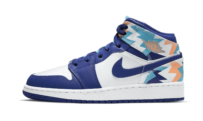 Air Jordan 1 Mid Geometric Print