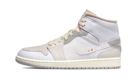 Air Jordan 1 Mid Se Craft Inside Out White Gray