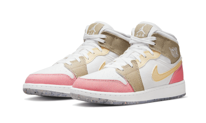Air Jordan 1 Mid Pastel Grind | Addict Sneakers