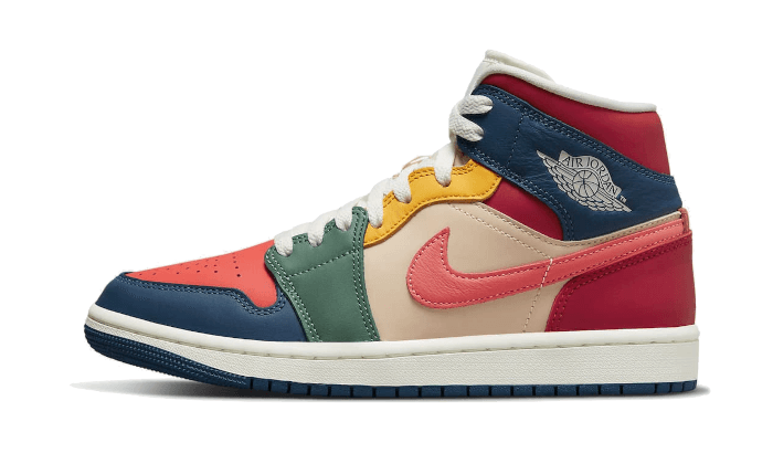 Air Jordan 1 Mid Se Multi Color