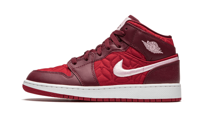 Air Jordan 1 Mid Se Red Quilt