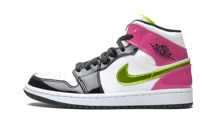 Air Jordan 1 Mid White Black Cyber ​​Pink