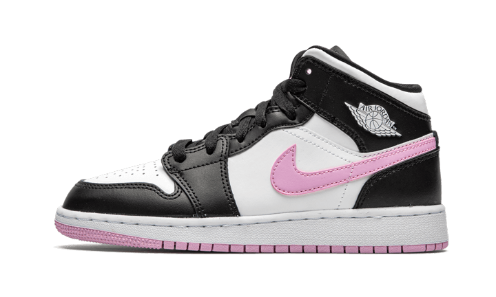 Air Jordan Mid White Black Light Arctic Pink Addict Sneakers