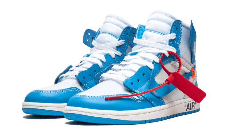 Air Jordan Retro High Off White University Blue Addict Sneakers