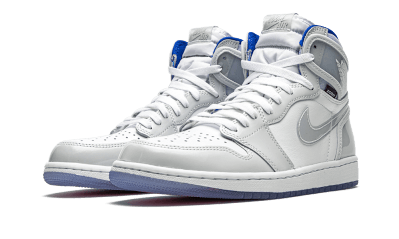 Aj 1 blue white hot sale