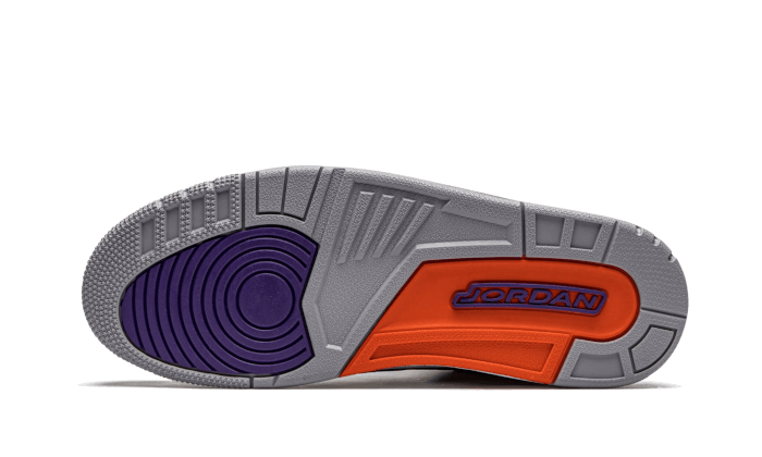 Air Jordan 3 Retro Schwarz Court Lila Suchtige Turnschuhe Addict Sneakers