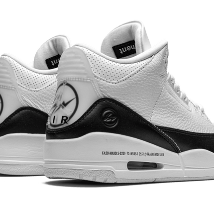 Air Jordan 3 Retro Fragment Weiß Schwarz