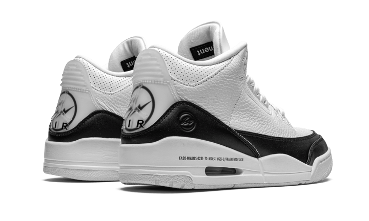 Air Jordan 3 Retro Fragment Weiß Schwarz