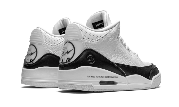 Black white jordan sales 3