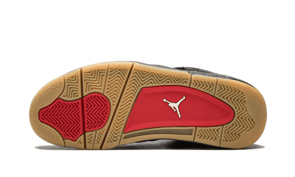 Air Jordan 4 Retro Levis Schwarz Suchtige Turnschuhe Addict Sneakers