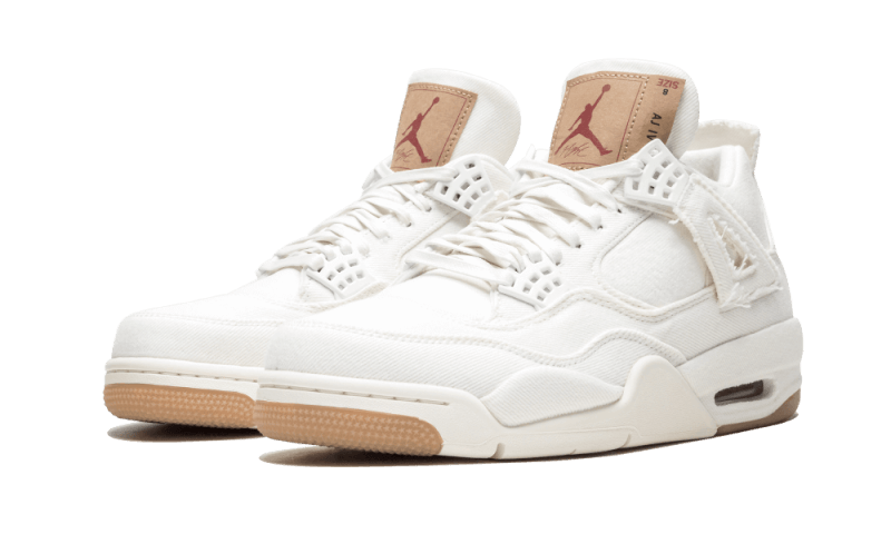Air Jordan 4 Retro Levis White | Addict Sneakers