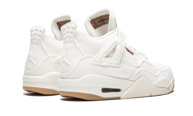 Jordan 4 sales retro levis white