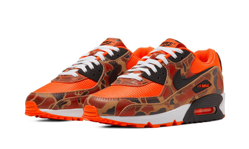 Nike Air Max 90 Orange Duck Camo Addict Sneakers