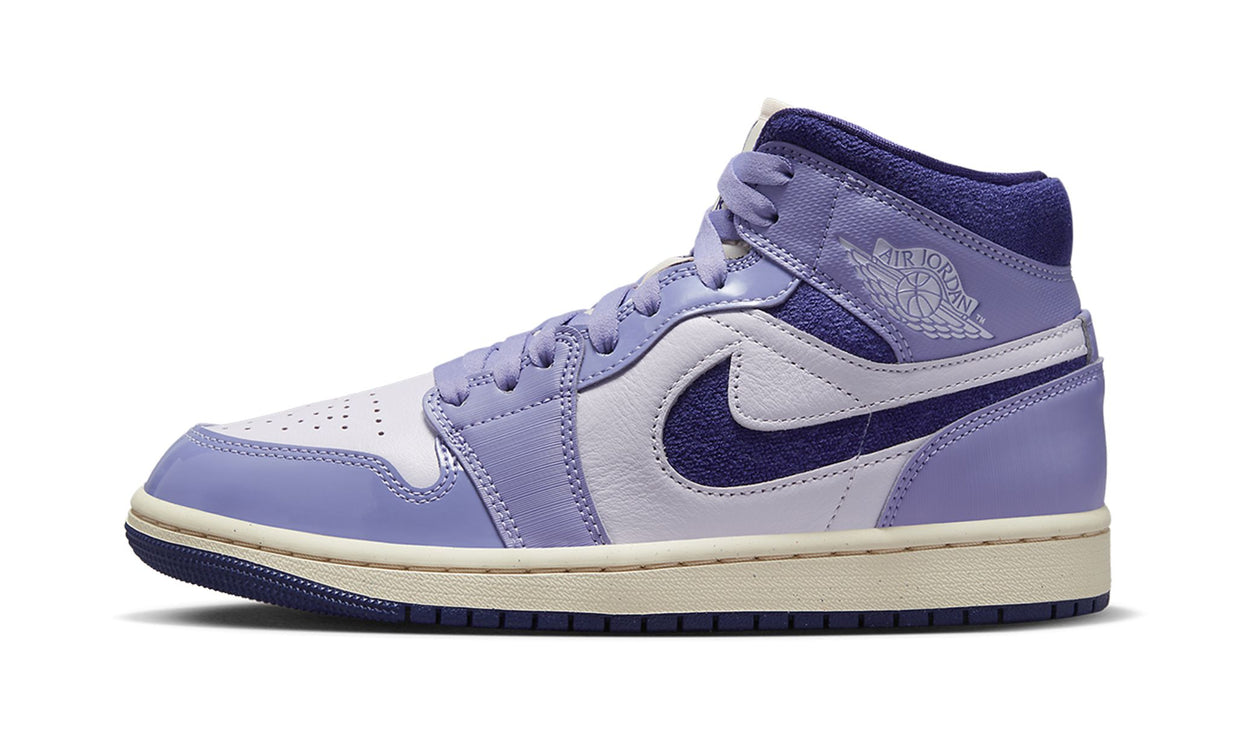 Air Jordan 1 Mid Purple Chenille - Addict Sneakers