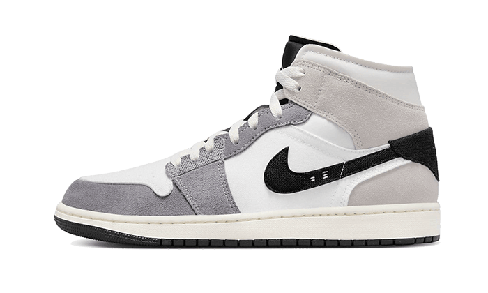 Air Jordan 1 Mid SE Craft Cement Grey - Addict Sneakers