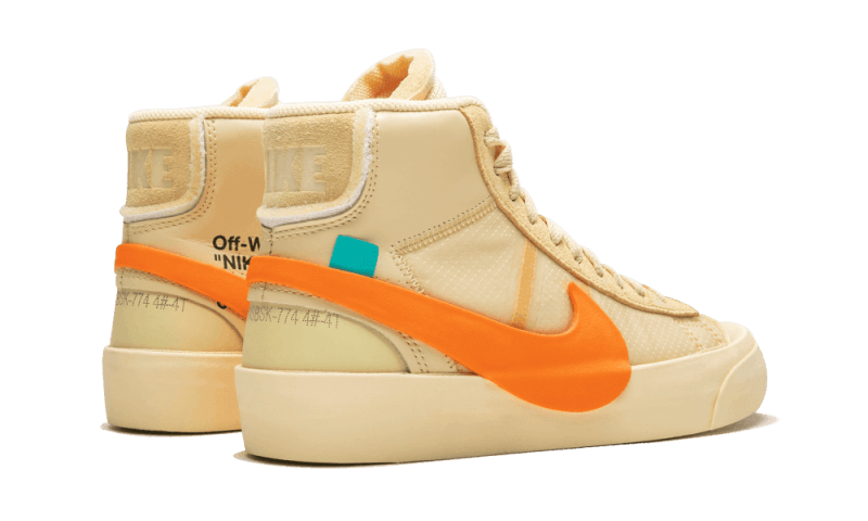 Nike blazer off white sales orange