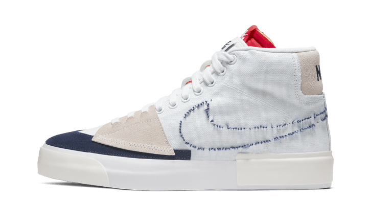 Nike Blazer Sb Mid Edge Hack Pack White