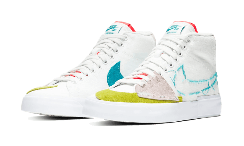 Nike Blazer Sb Mid Edge Hack Pack White Multi