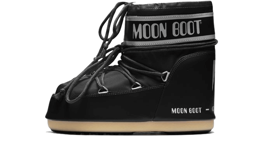 Moon Boot Icon Low Black Nylon
