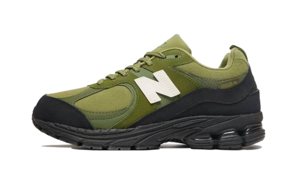 New Balance 2002R The Basement Olivschwarz | Süchtige Turnschuhe 