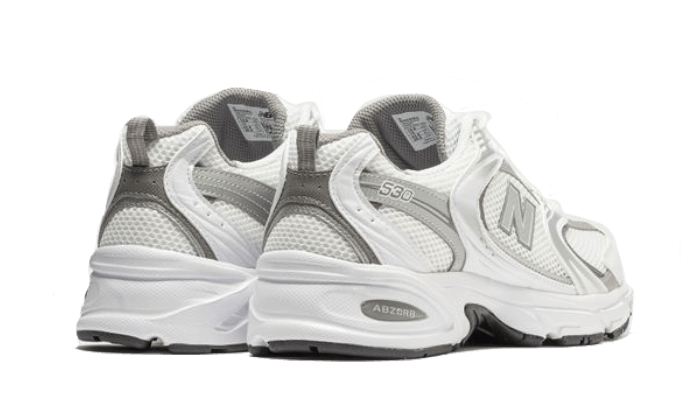 New balance top weiß silber