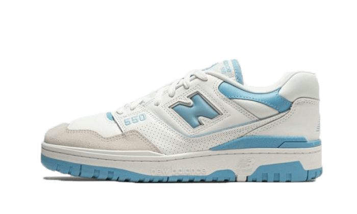 New Balance 550 White Blue Haze Rain Cloud