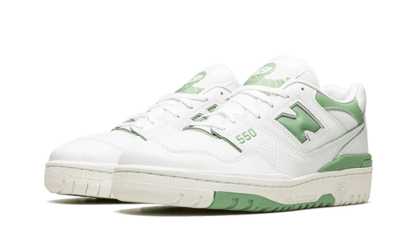 New Balance 550 White Mint Green Addict Sneakers
