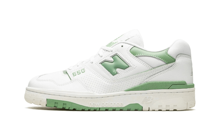 New Balance 550 White Mint Green | Addict Sneakers