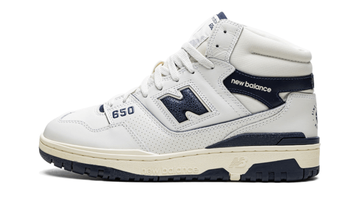 New Balance 650R Aime Leon Dore Weiß Marine