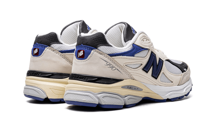 New Balance 990 V3 Made In Usa Cream Blue