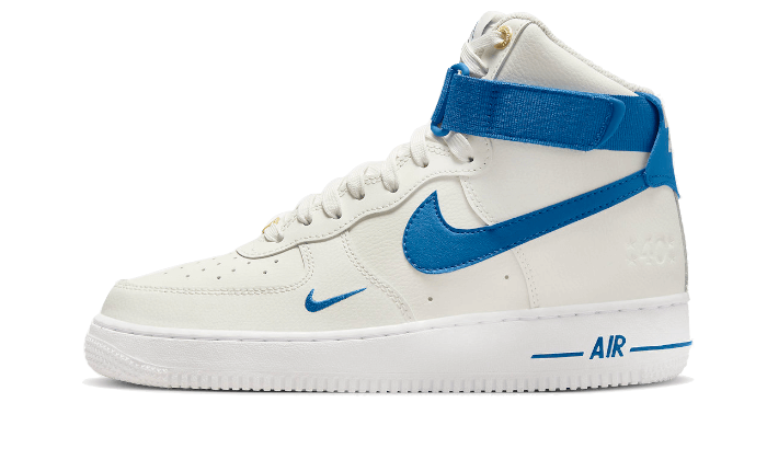 Nike Air Force 1 High 40Th Anniversary Weiß Blau