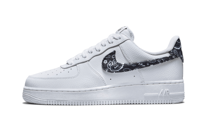 Nike Air Force 1 Low 07 Essential White Black Paisley Addict Sneakers