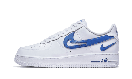 Nike Air Force 1 Low 07 Fm Cut Out Swoosh White Game Royal | Addict Sneakers